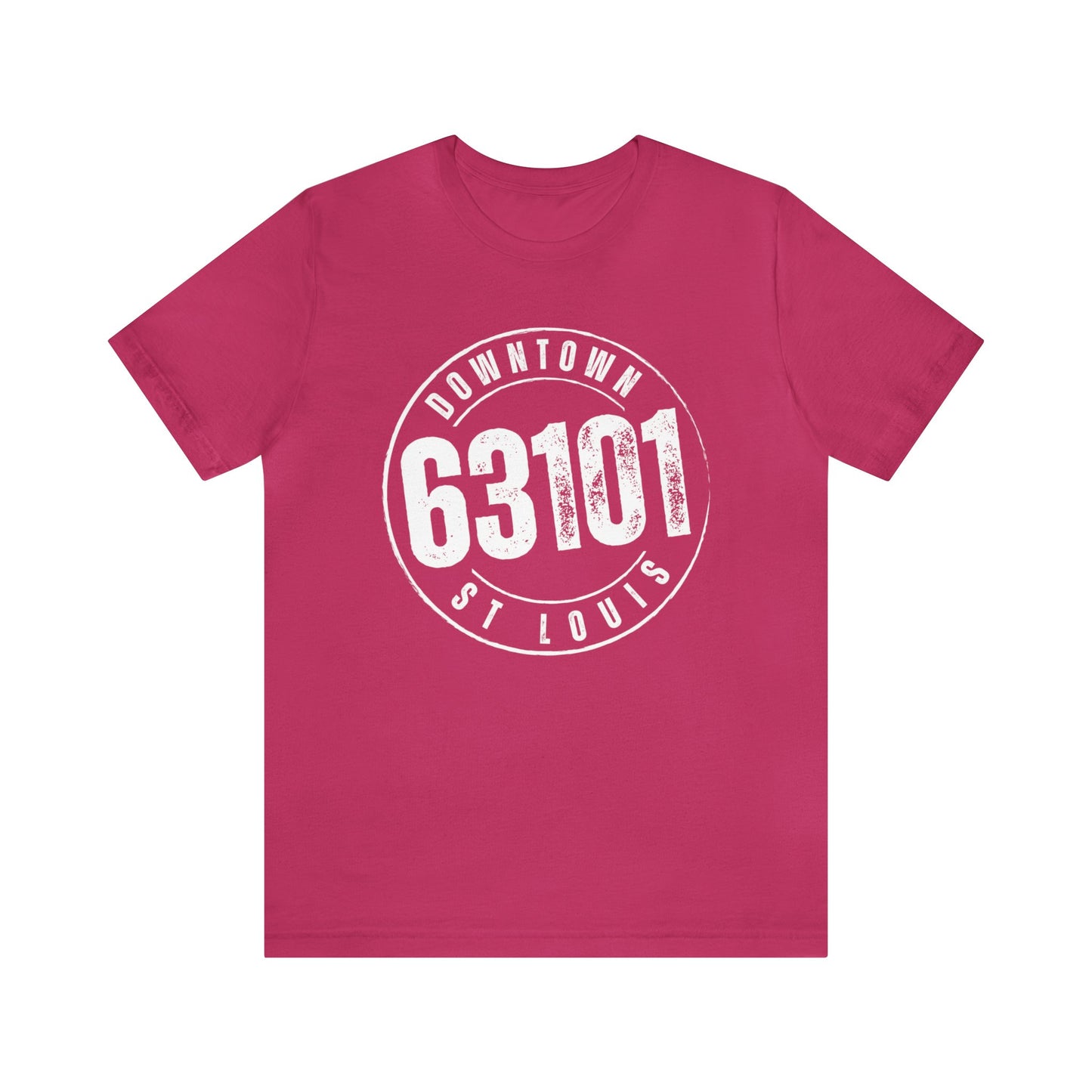63101 Downtown St. Louis Tee, (White Graphic)