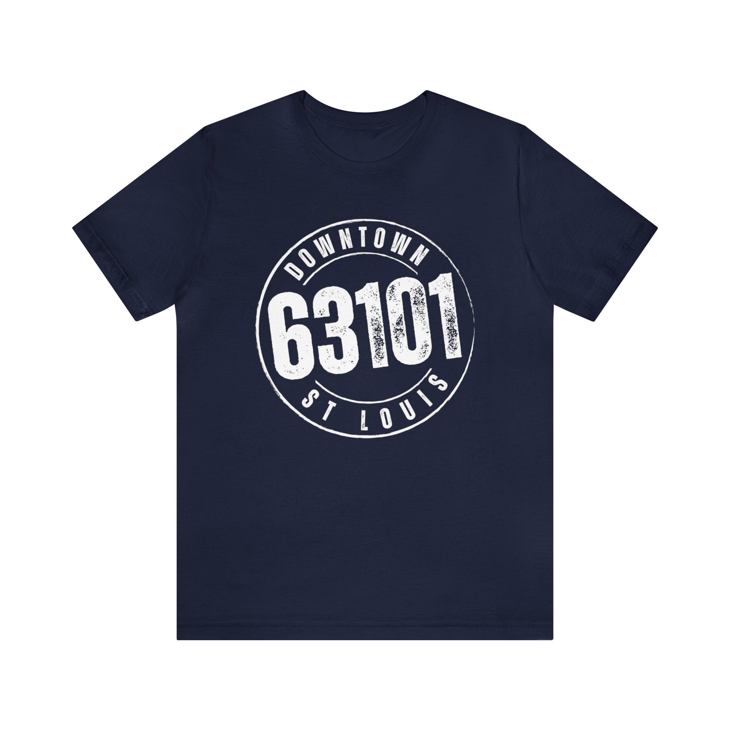 63101 Downtown St. Louis Tee, (White Graphic)