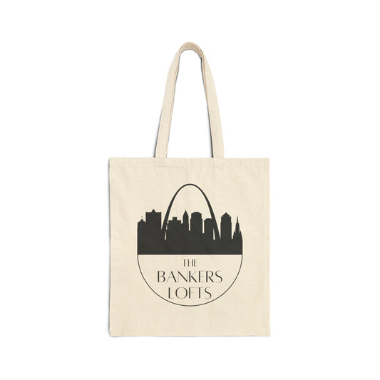 Canvas Tote Shopping Bag, Bankers Logo