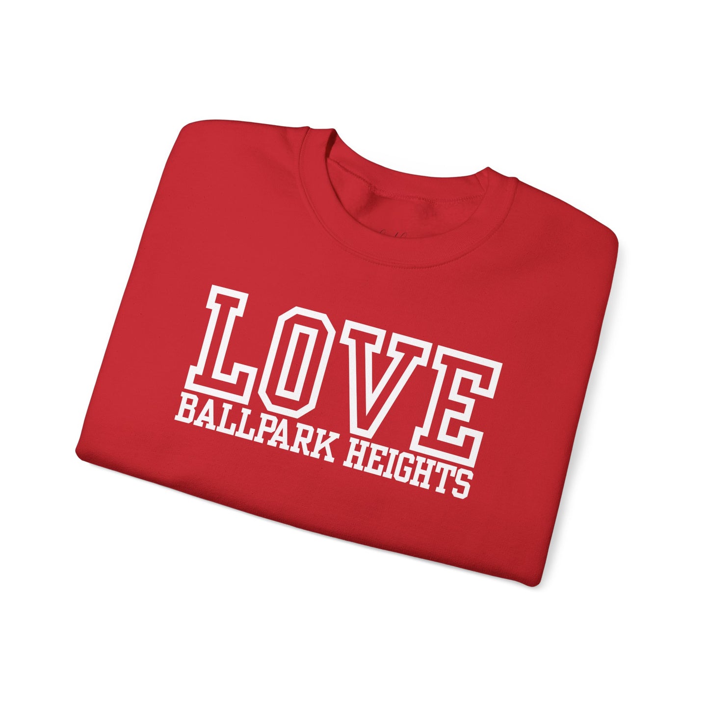 Love Ballpark Heights Varsity Sweatshirt