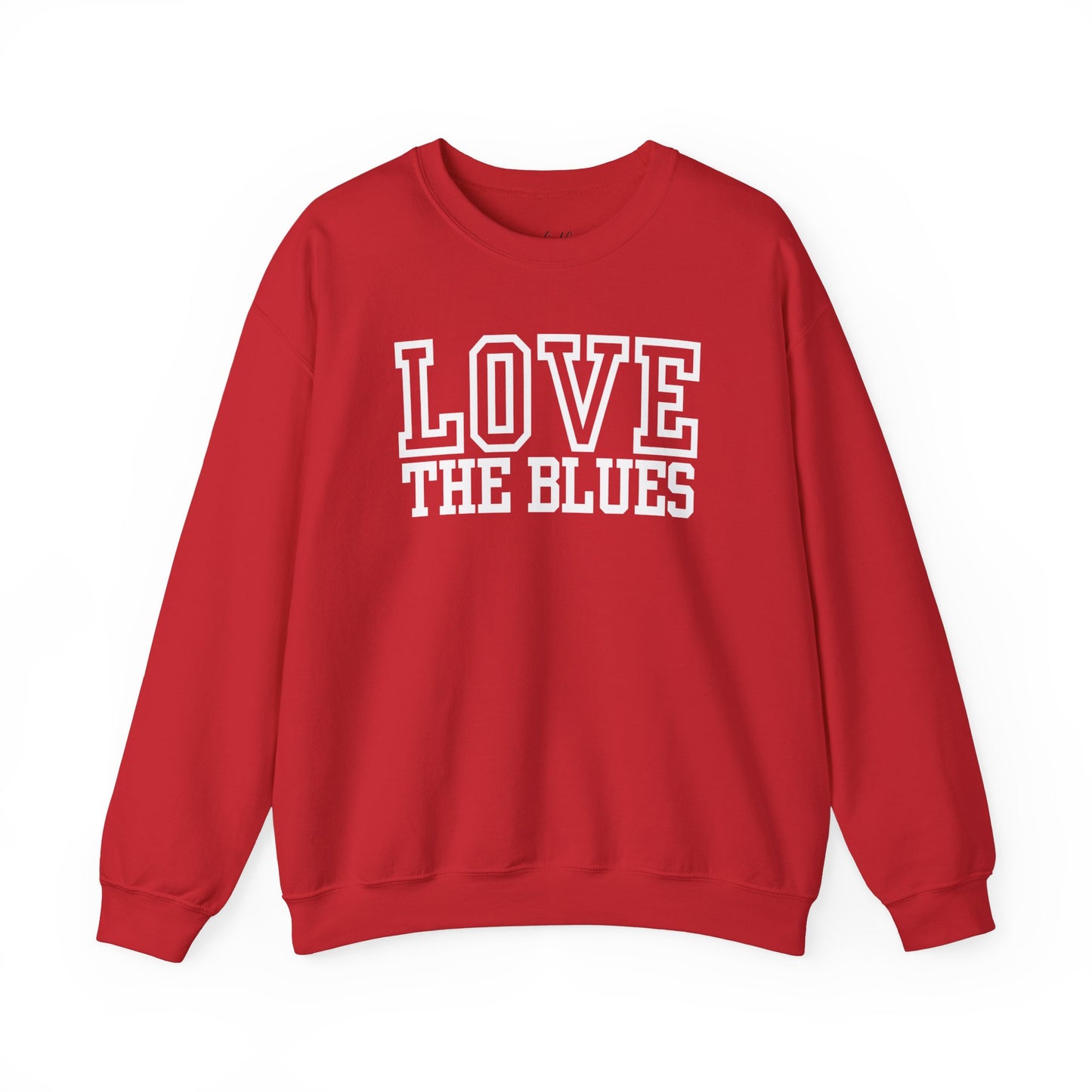 Love the Blues Varsity Sweatshirt