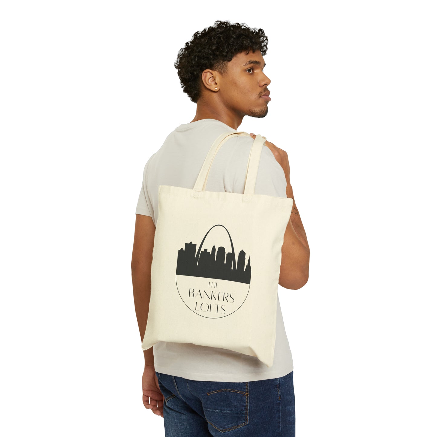 Bankers Lofts Classic Logo Canvas Tote