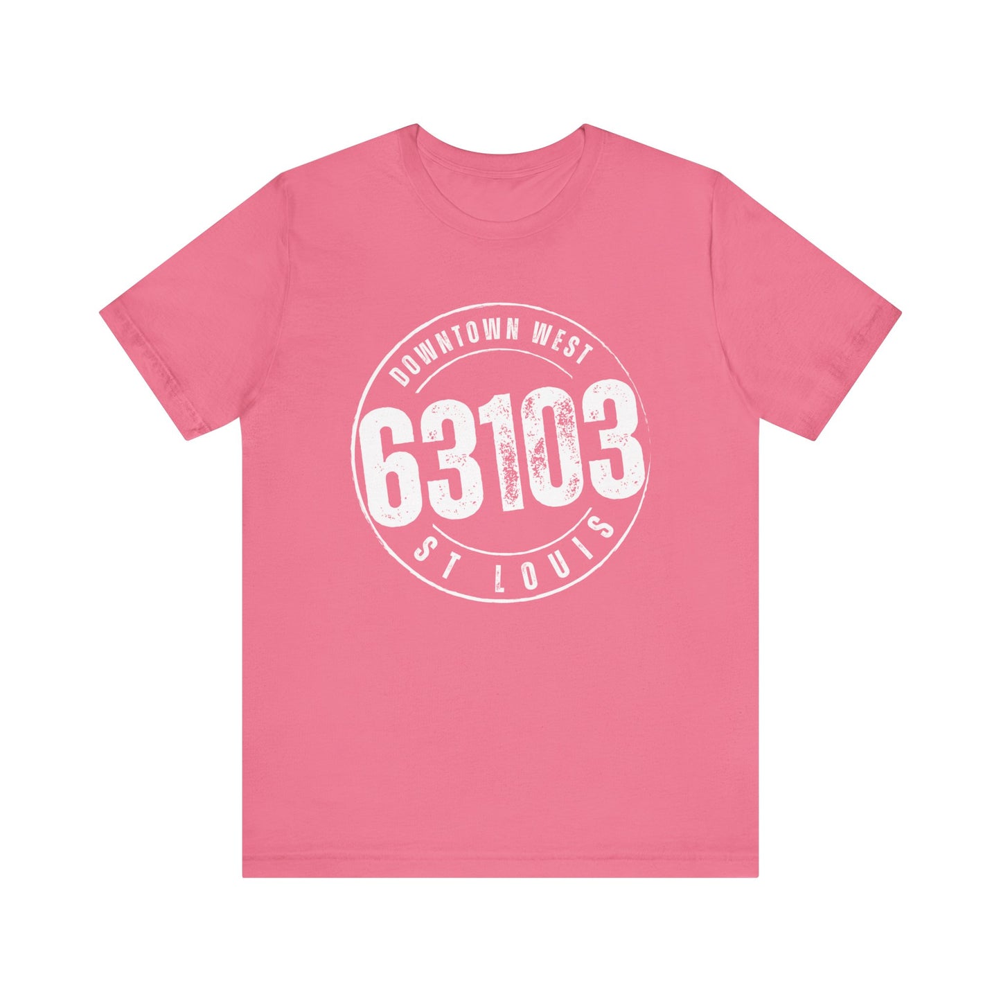 63103 Downtown West St. Louis Tee, White Imprint