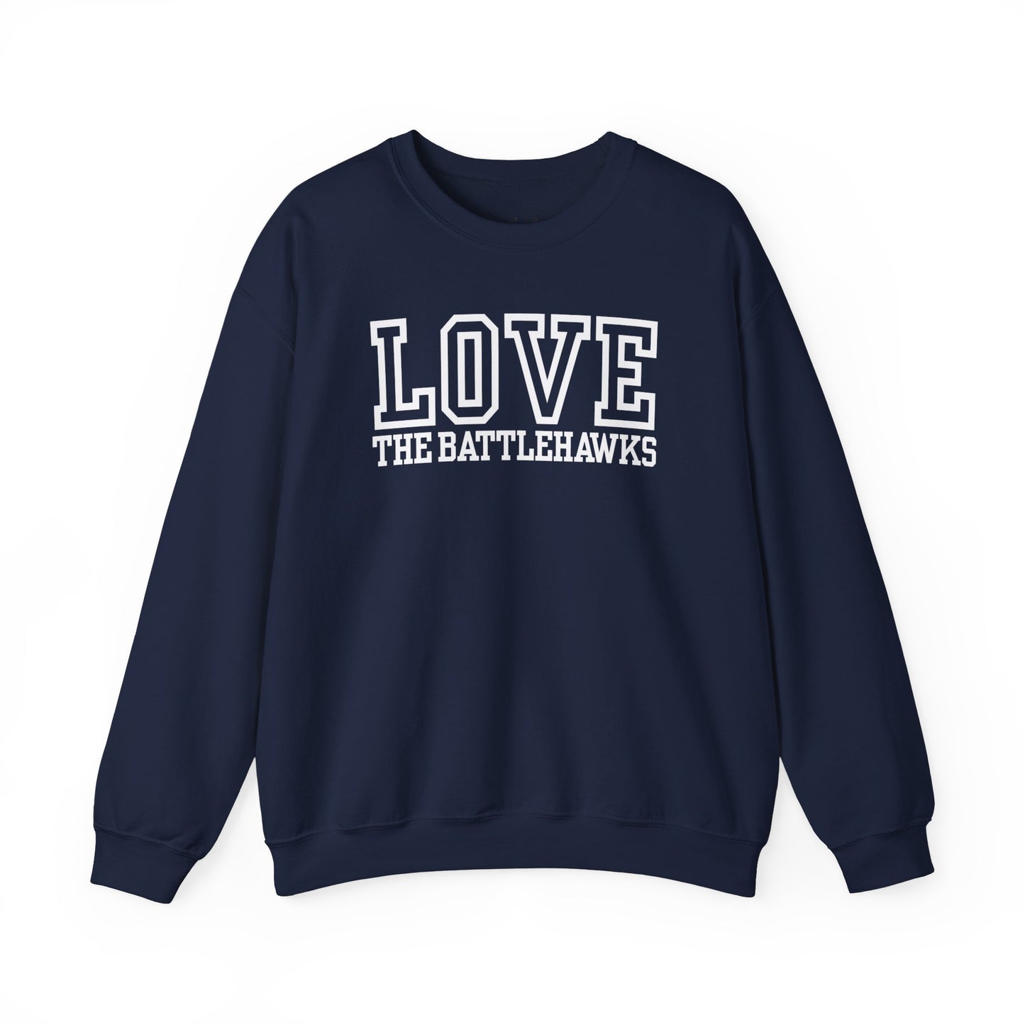 Love The Battlehawks Varsity Sweatshirt